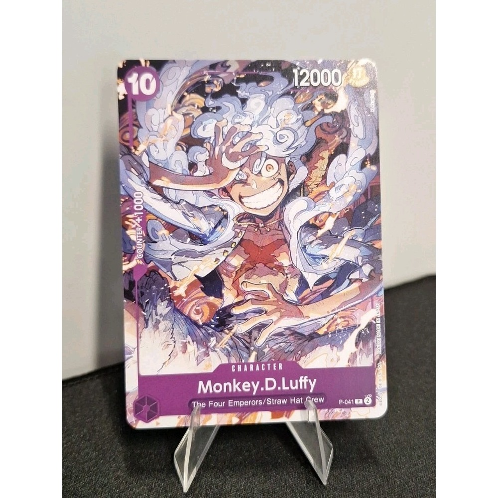 One Piece Monkey D. Luffy P-041 English 041 Purple Starter Deck